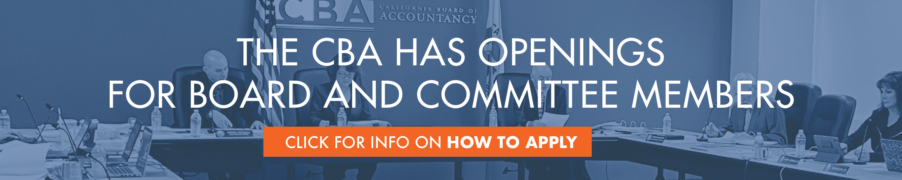 The CBA has openings for Board and Committee Members