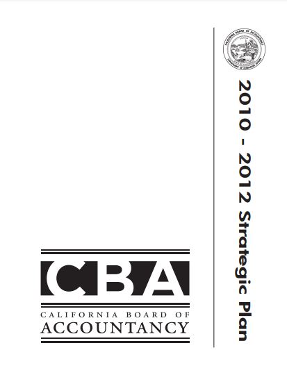 2010-12 CBA Strategic Plan