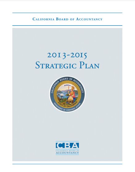 2013-15 CBA Strategic Plan