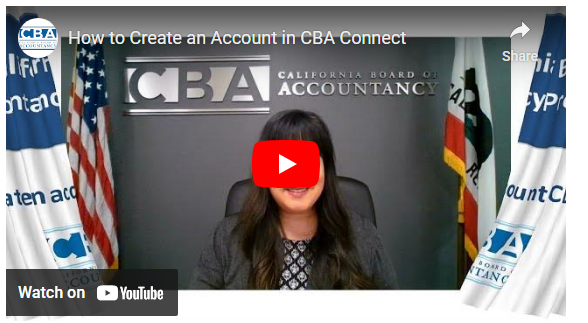 How to Create an Account in CBA Connect