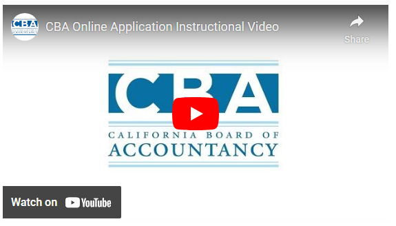 Introducing the CBA’s Online Application for CPA Licensure